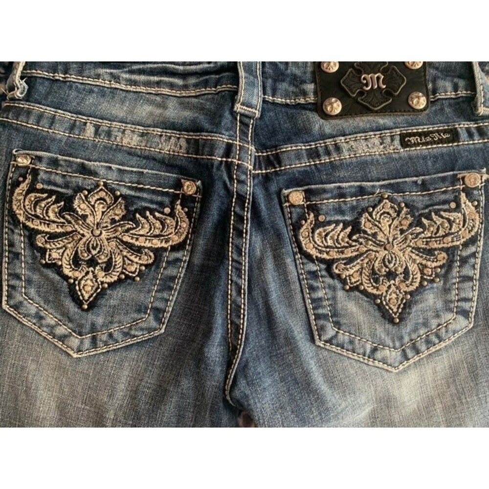 Miss Me Boot Cut Jeans Size 27 - Picture 2 of 4
